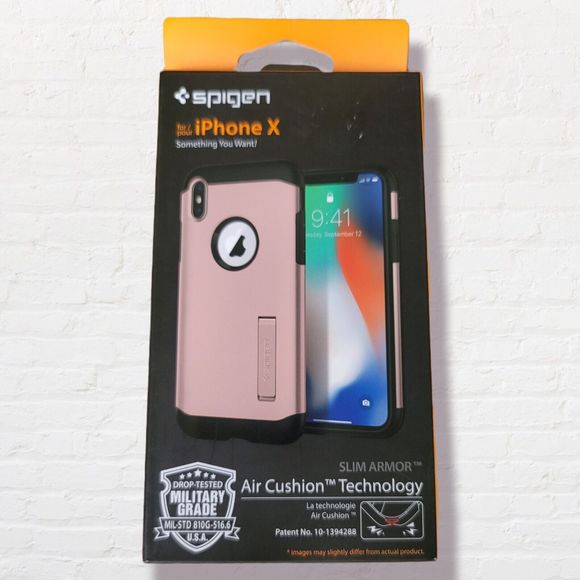 Spigen Other - Spigen Slim Armor Bumper Case for iPhone X - Rose Gold
